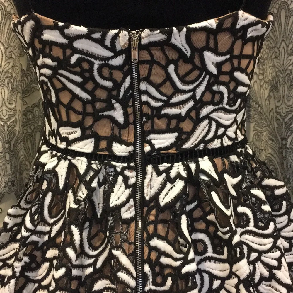 LACE FLORAL DRESS - Picture 7 of 8